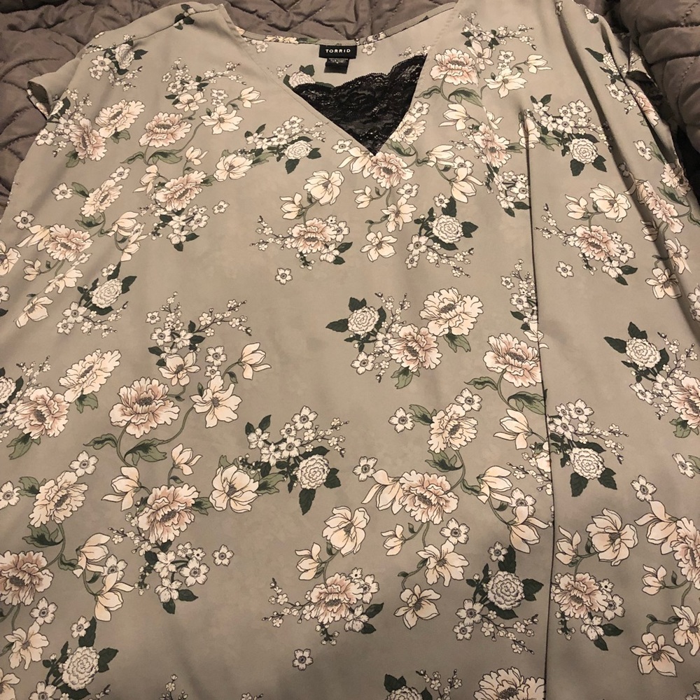 Torrid Floral Blouse